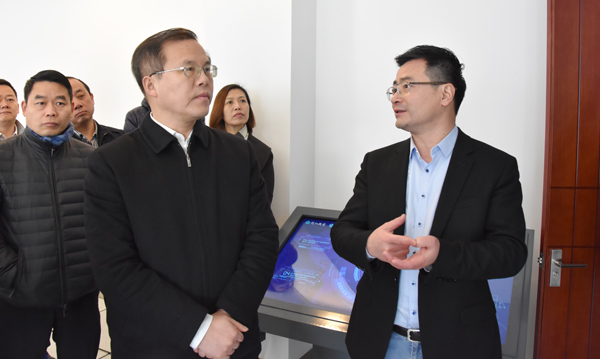杭州市委常委、余杭區(qū)委書記毛溪浩一行蒞臨我司考察調研